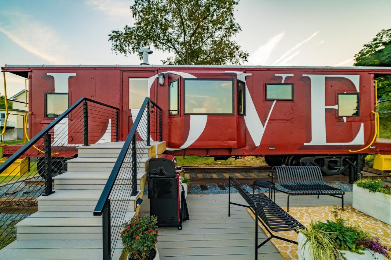 Train Caboose & River Views Near Downtown Lynchburg Buitenkant foto