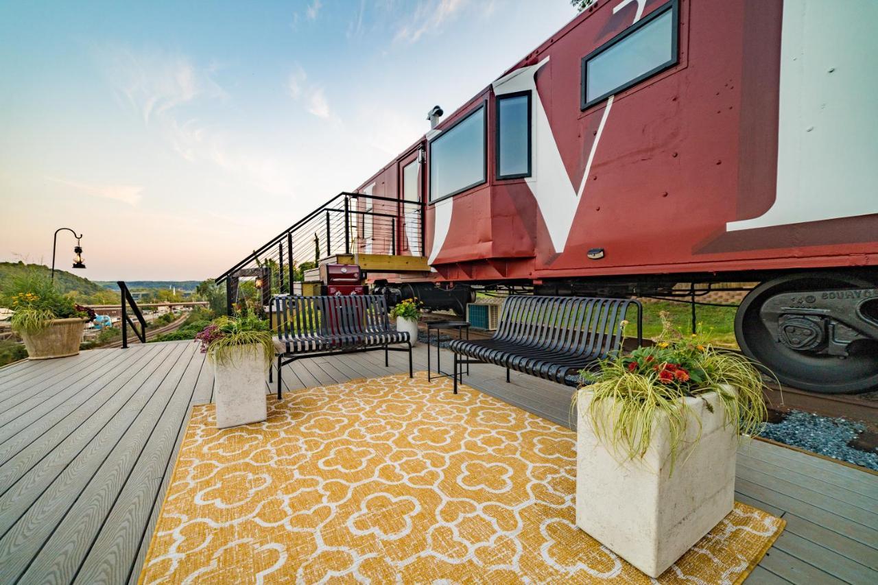 Train Caboose & River Views Near Downtown Lynchburg Buitenkant foto